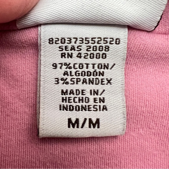 Jaclyn Smith Soft Pink hooded sweatshirt size medium M B186 - Picture 3 of 4